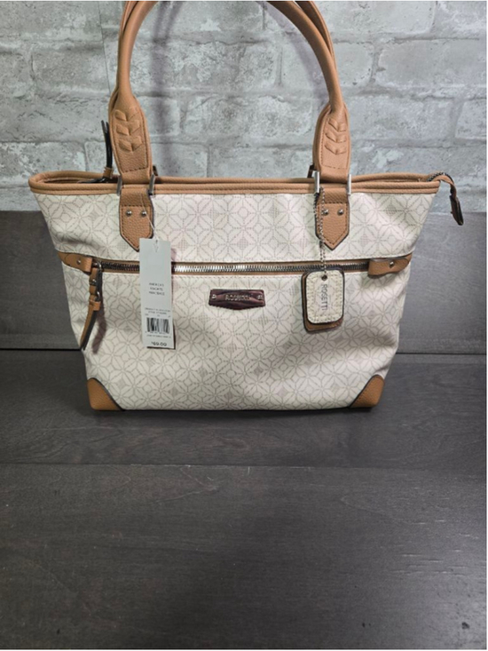 Rosetti Handbags - Women's ROSETTI Beige & Brown Logo Print Tote Bag One Size